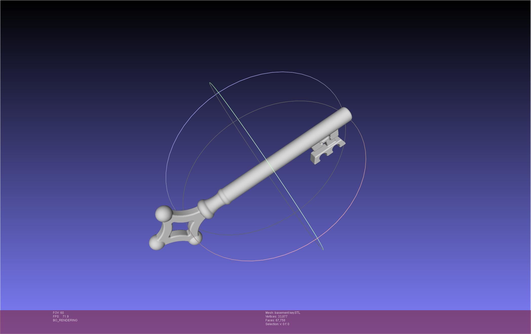 Attack On Titan Basement Key 3D print model_30