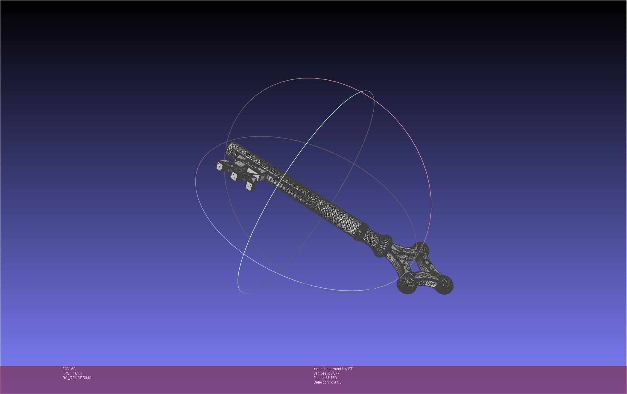 Attack On Titan Basement Key 3D print model_32