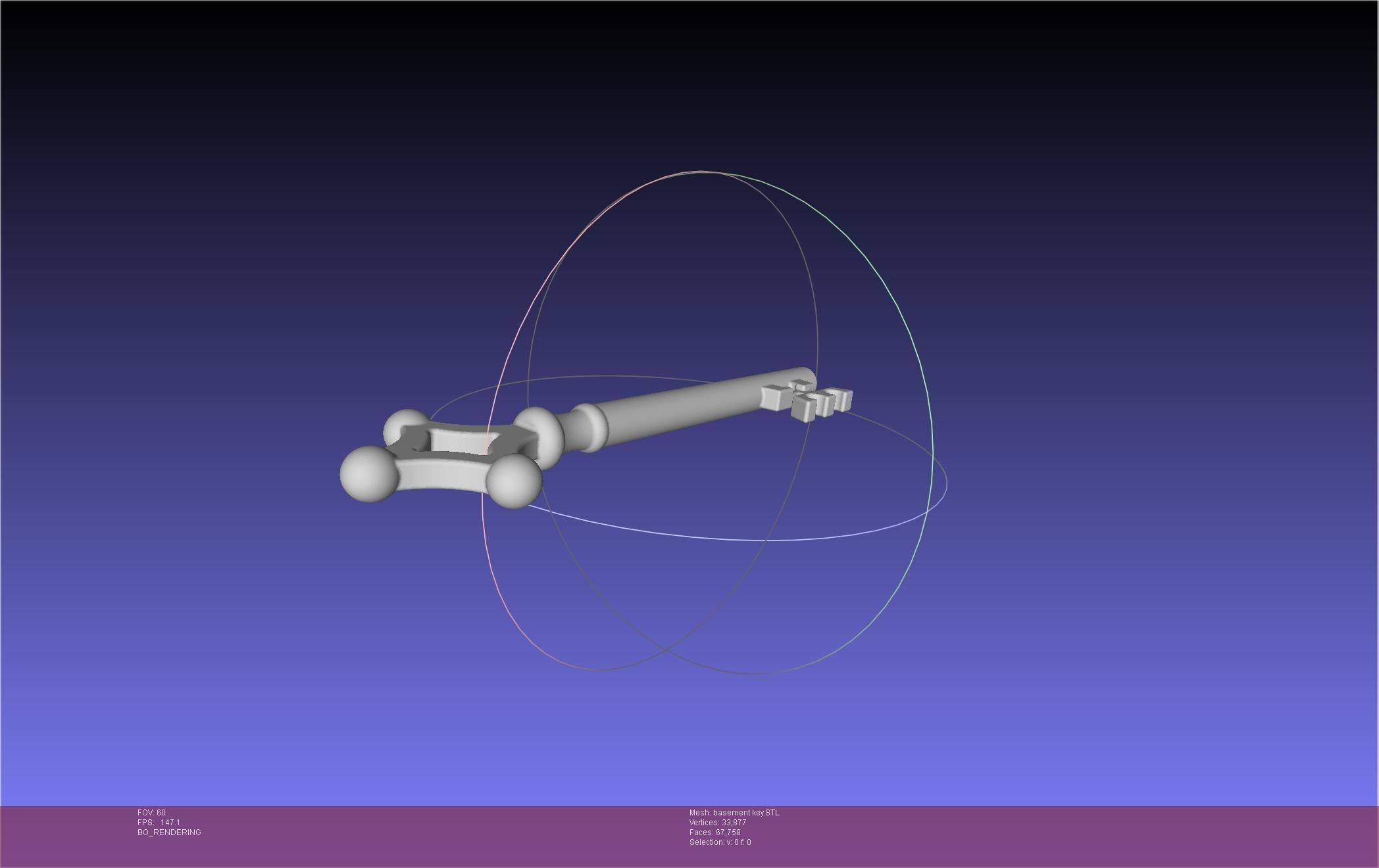 Attack On Titan Basement Key 3D print model_7