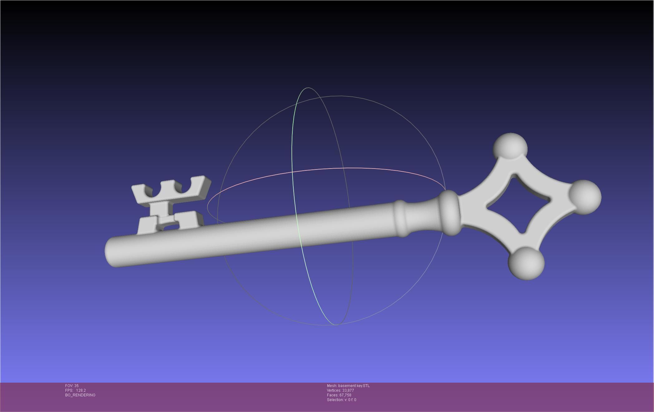 Attack On Titan Basement Key 3D print model_52