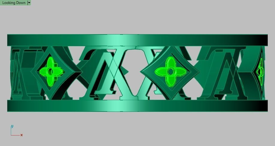 Luxury  ring 3D print model_19