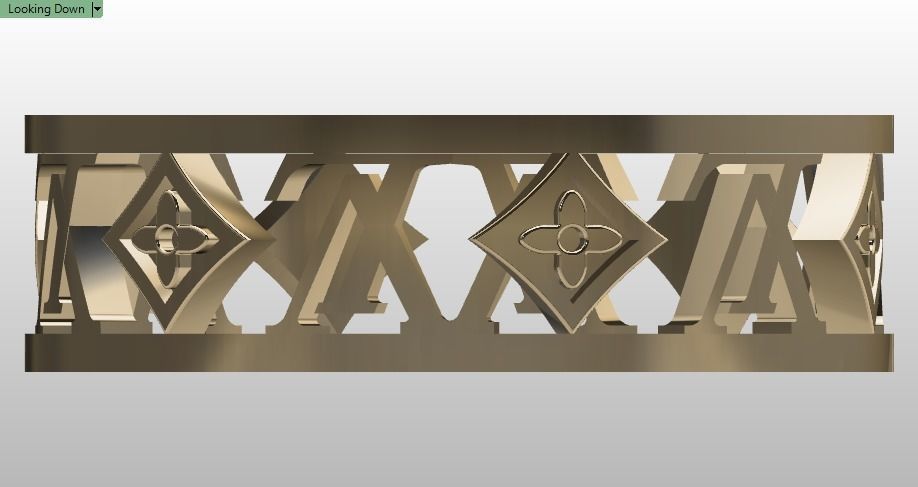 Luxury  ring 3D print model_20