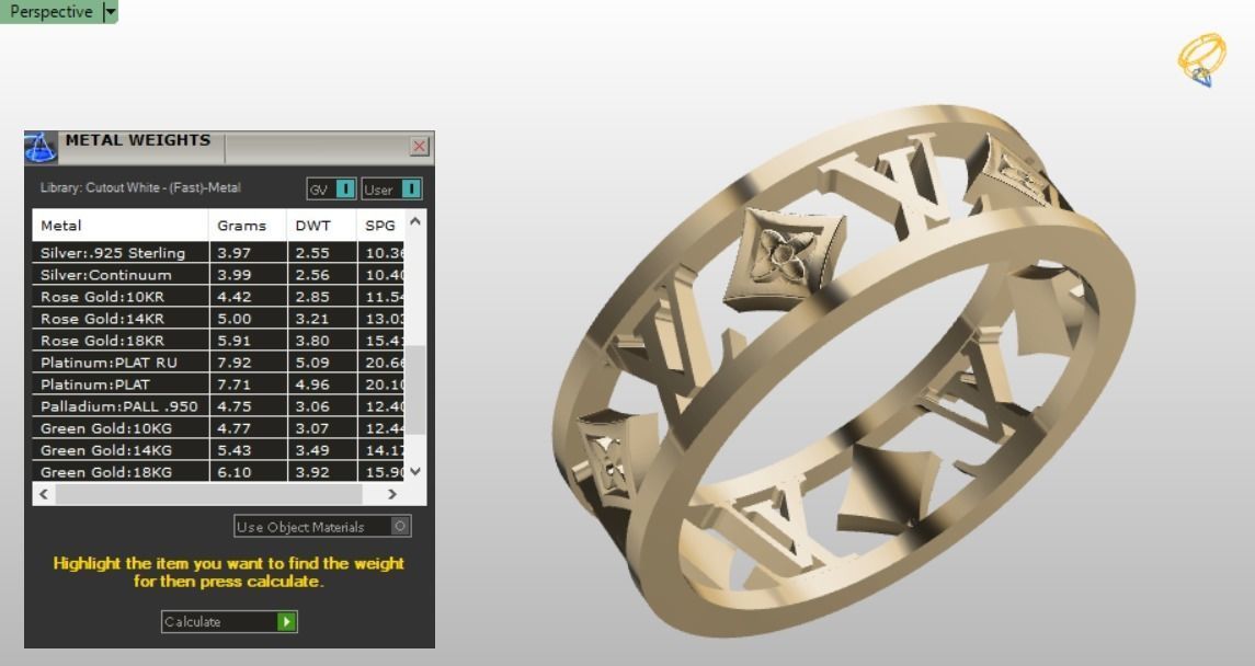 Luxury  ring 3D print model_24
