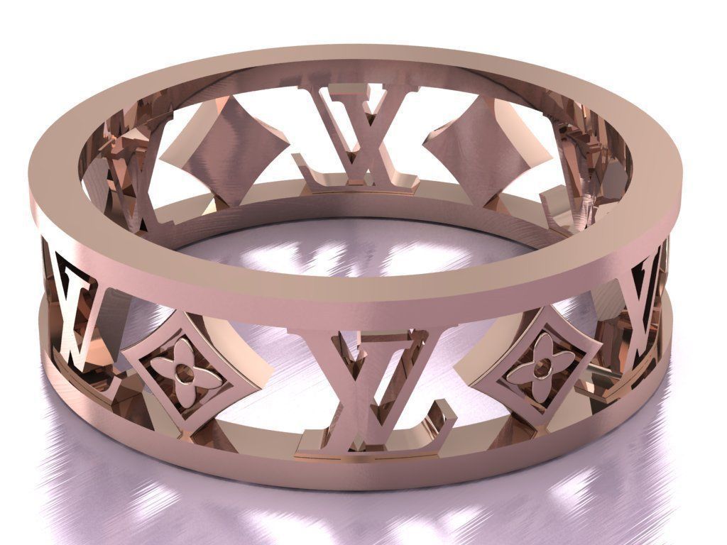 Luxury  ring 3D print model_27