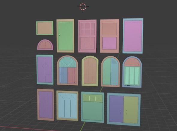 14 windows designs available  3D model_3