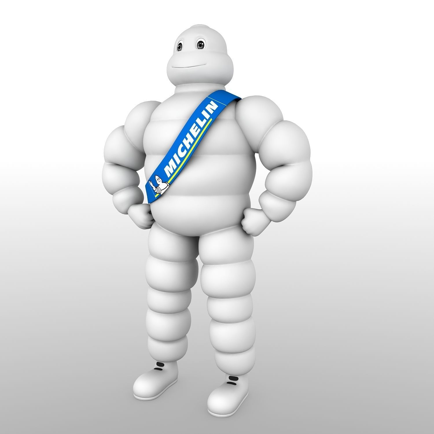 Michelin Mascot 3D model_2