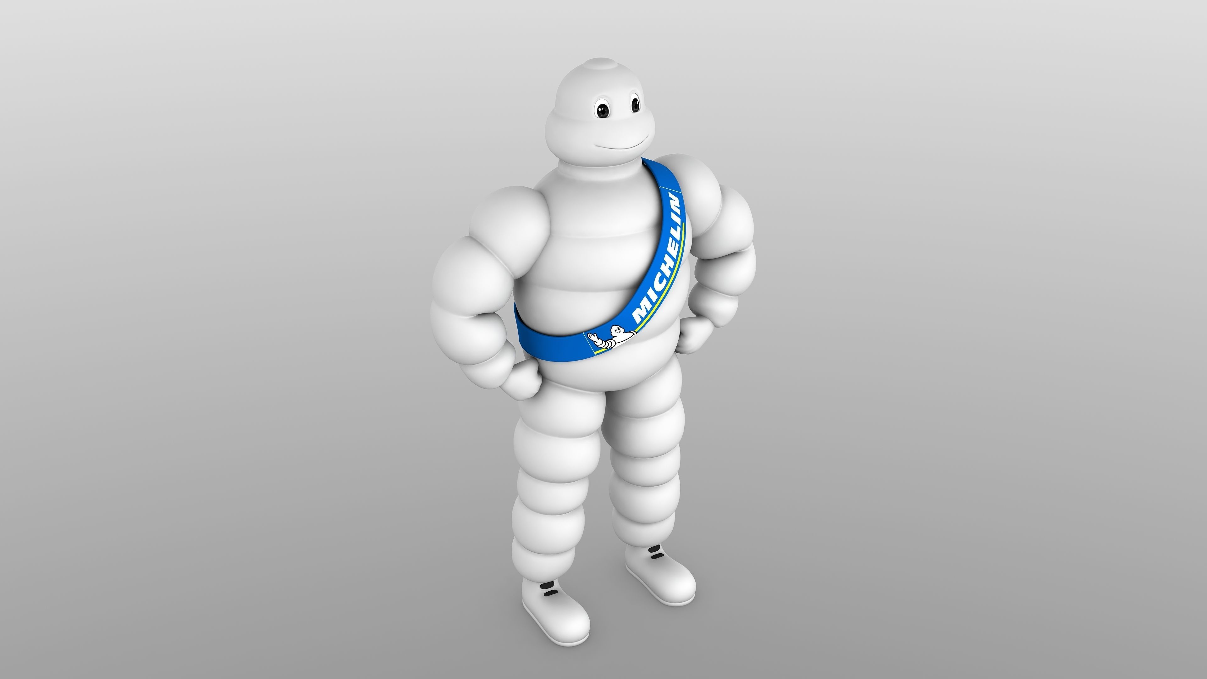 Michelin Mascot 3D model_4