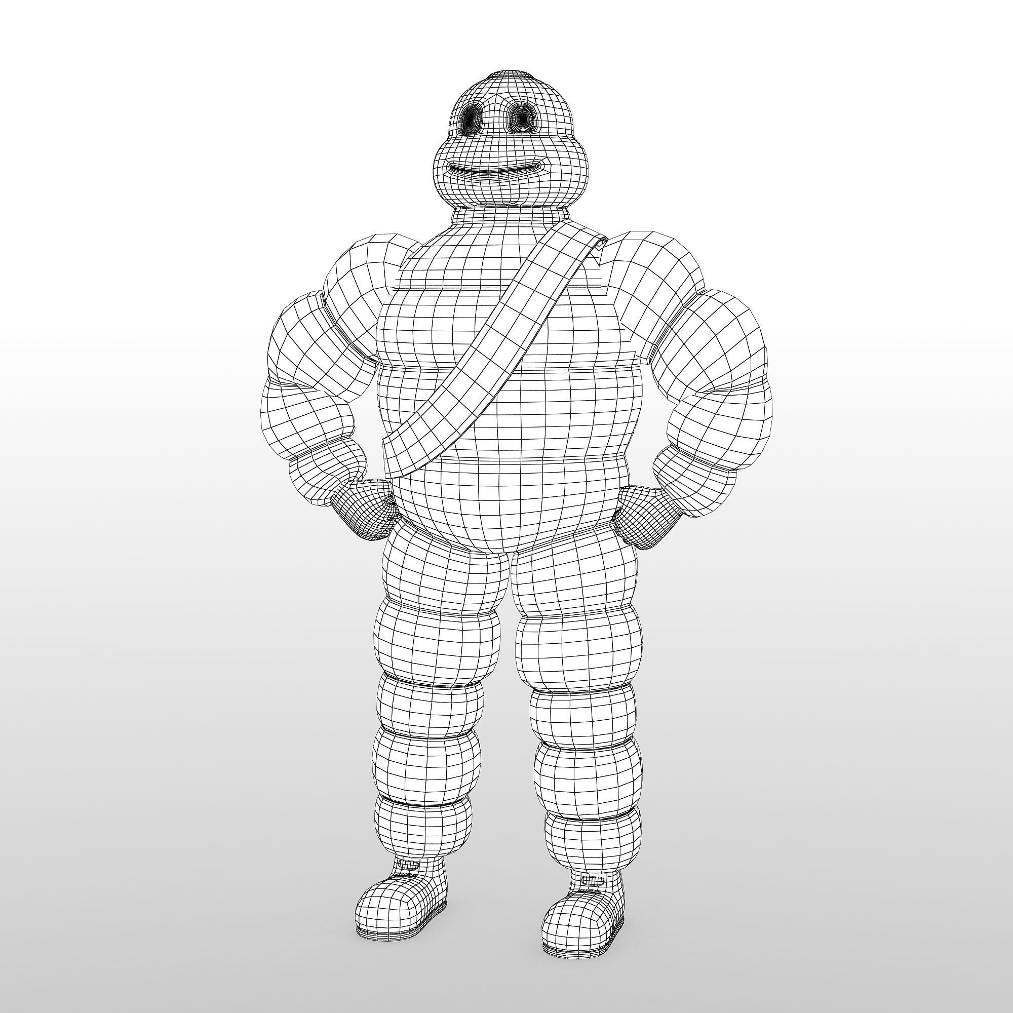 Michelin Mascot 3D model_5
