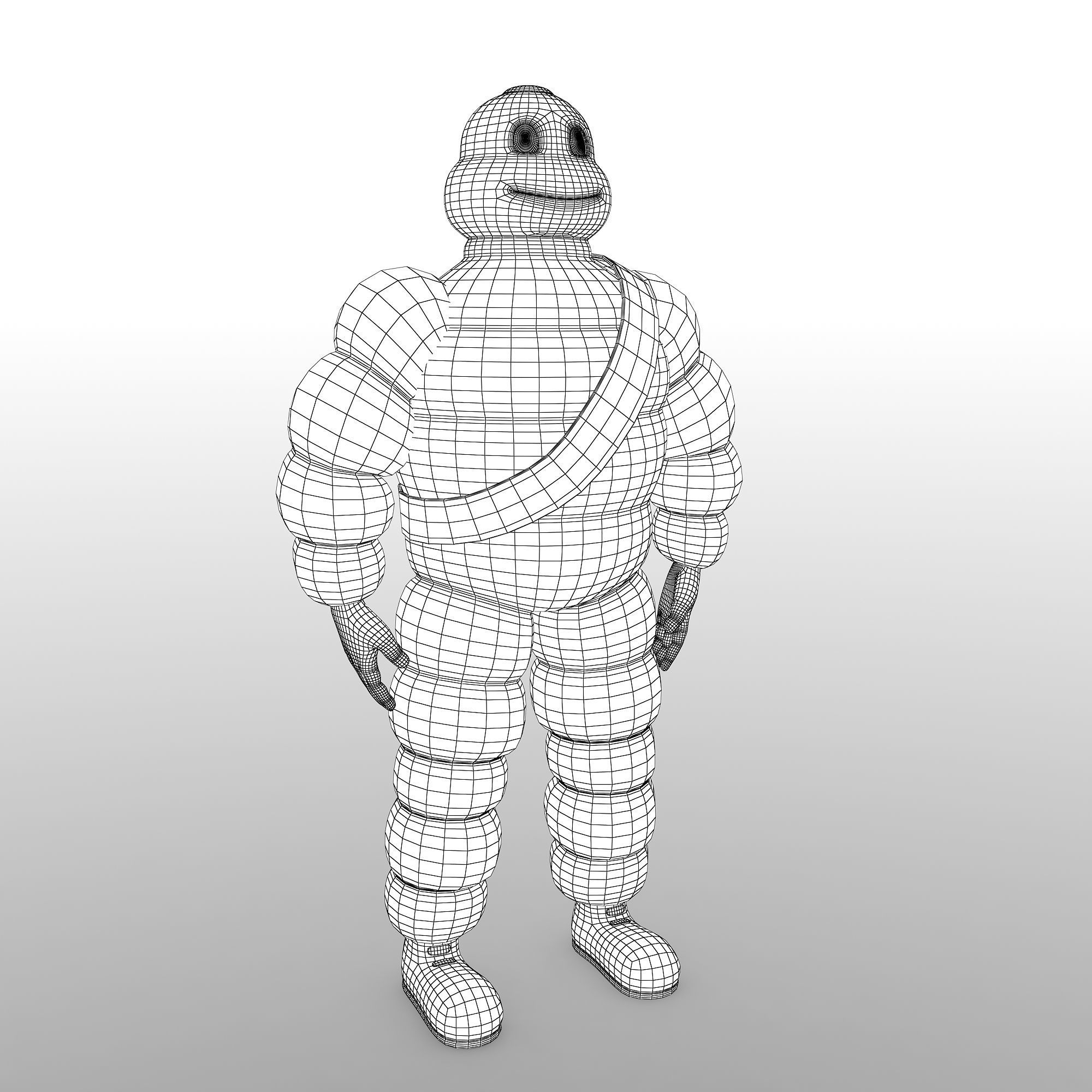 Michelin Mascot 3D model_5