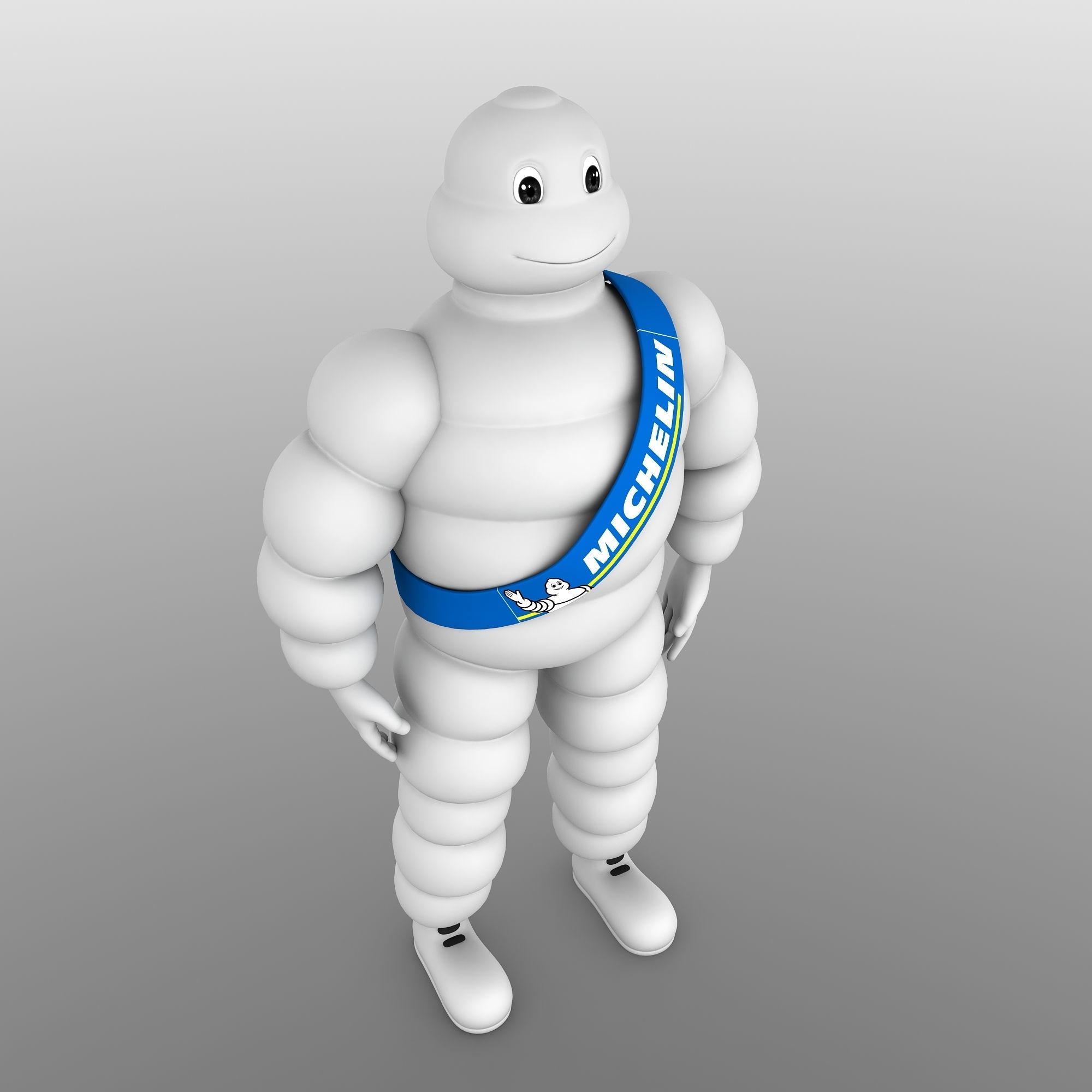 Michelin Mascot 3D model_4