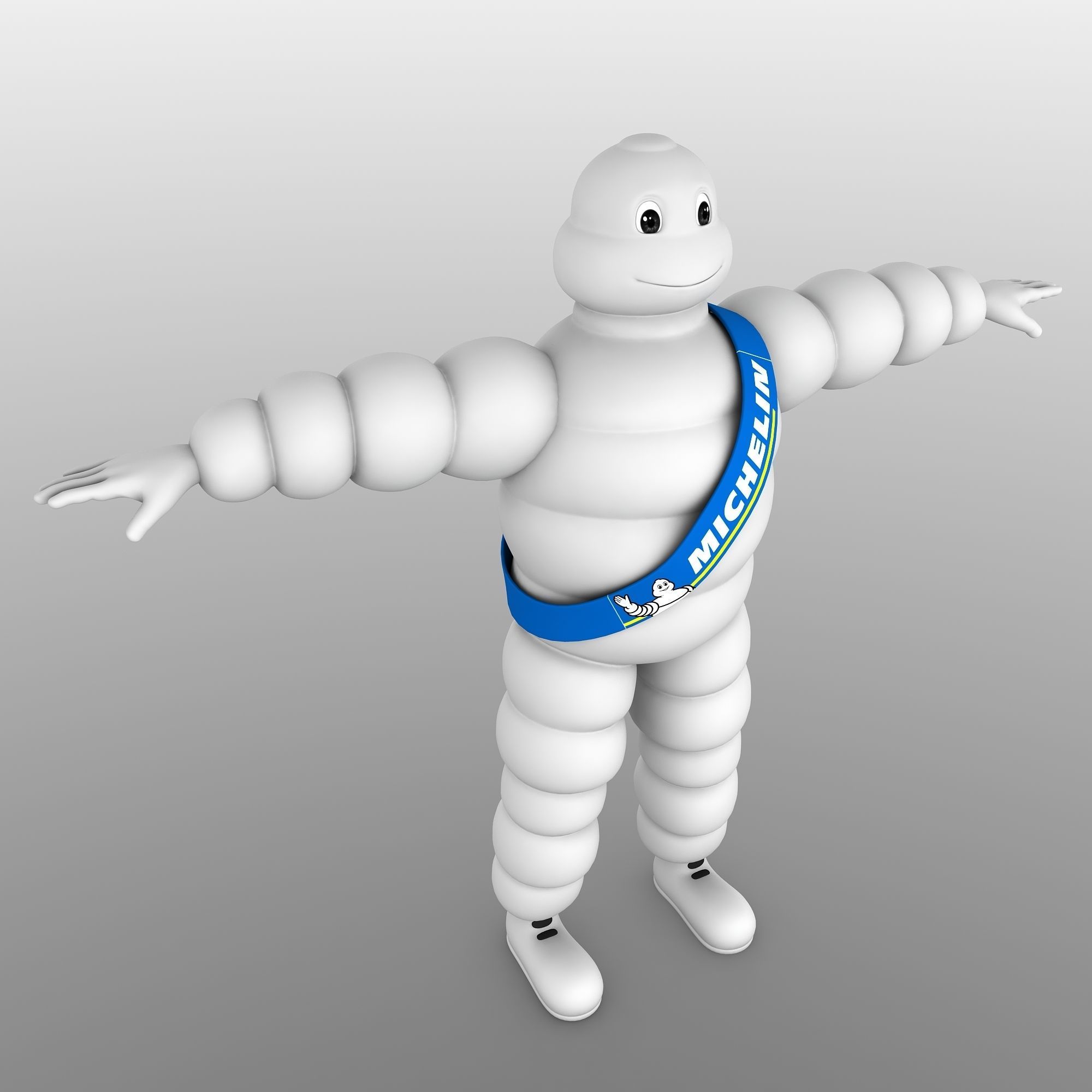 Michelin Mascot  3D model_3