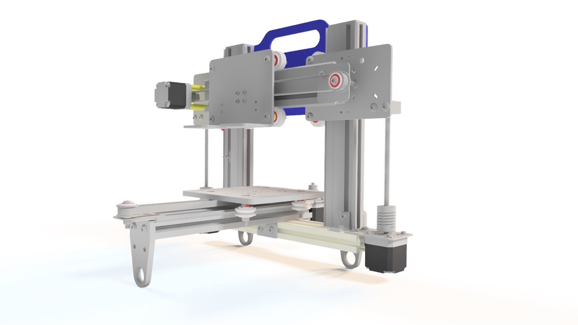 3D PRINTER DESIGN Low-poly 3D model_4