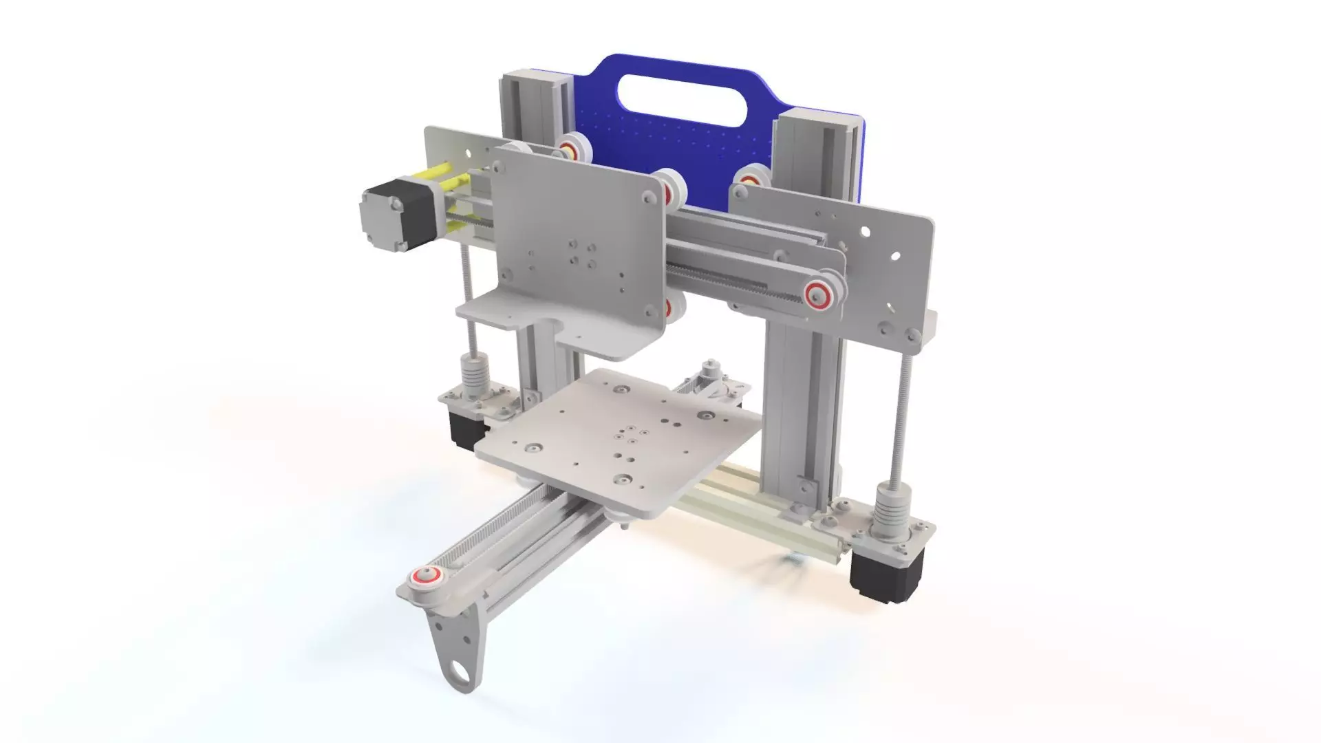 3D PRINTER DESIGN Low-poly 3D model_0