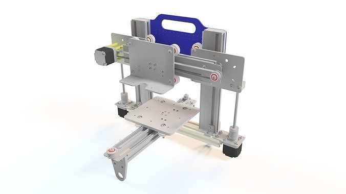 3D PRINTER DESIGN Low-poly 3D model