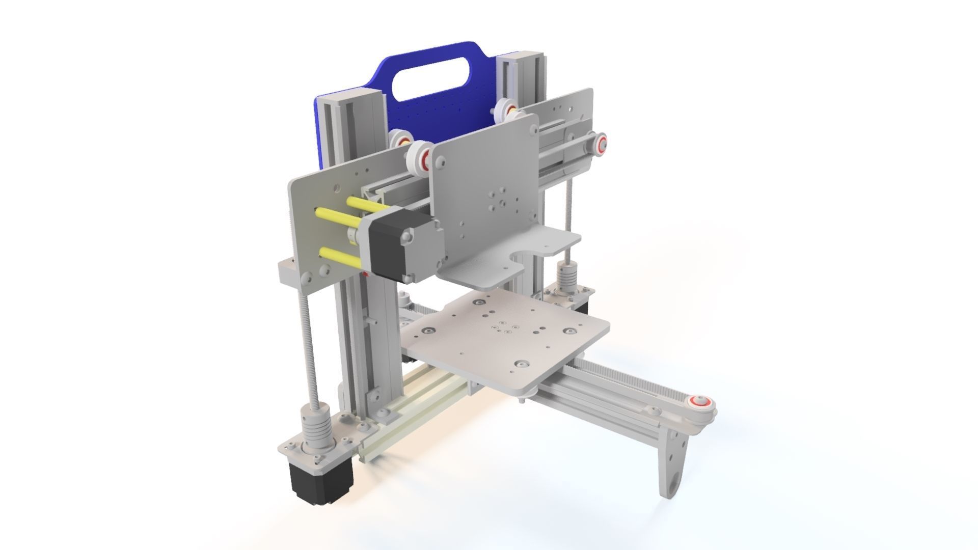 3D PRINTER DESIGN Low-poly 3D model_1