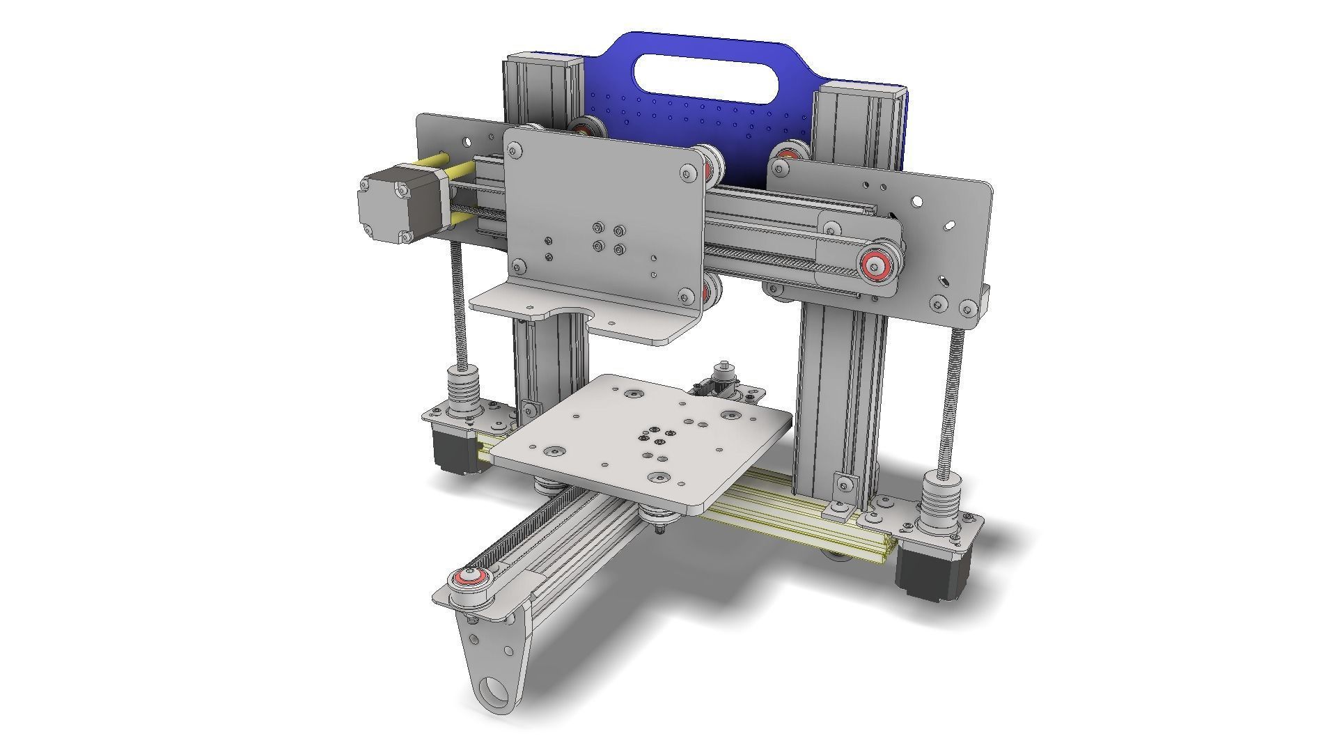 3D PRINTER DESIGN Low-poly 3D model_6