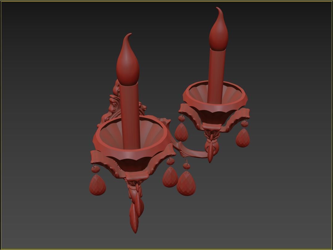 AMPOLLO sconce 3D model_2