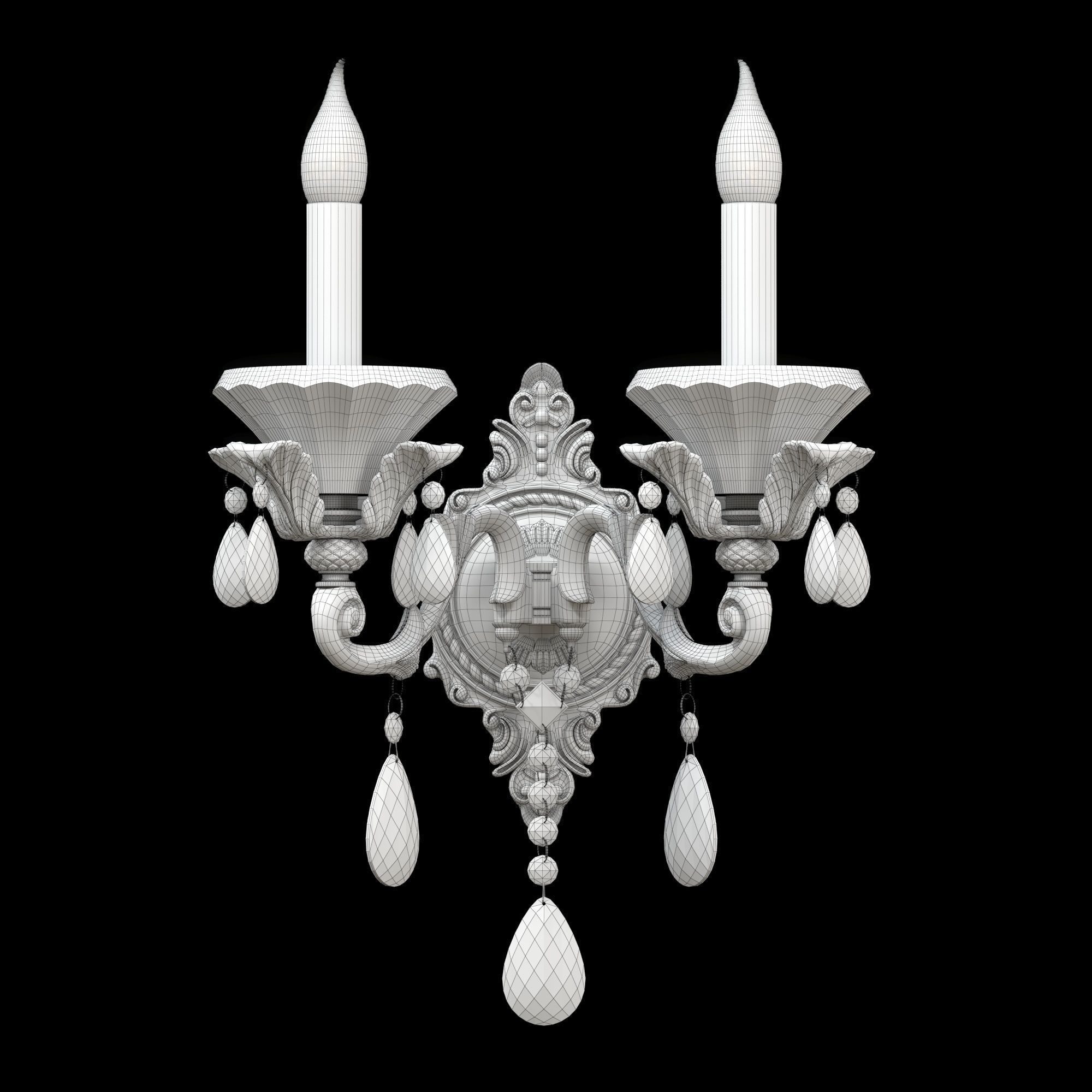 AMPOLLO sconce 3D model_1