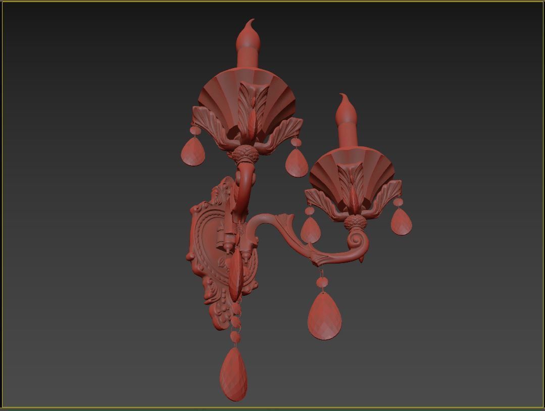 AMPOLLO sconce 3D model_4