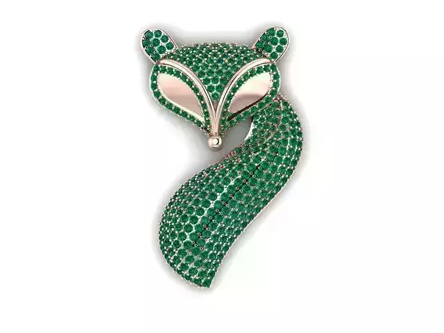 FOX PENDANT 3D print model