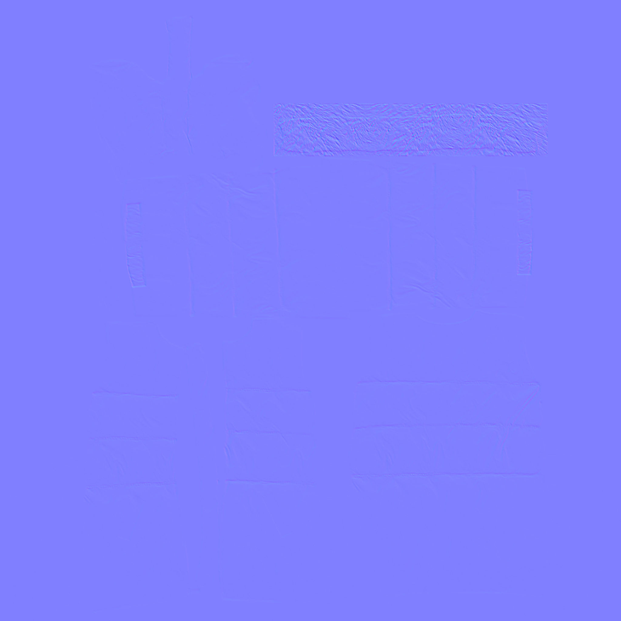 Ladies Padded Coat Low-poly 3D model_15