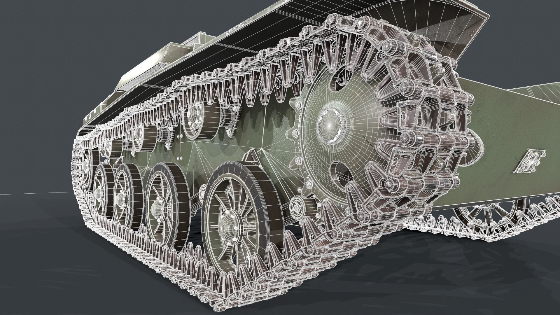 Soviet light tank T-60 3D model_18