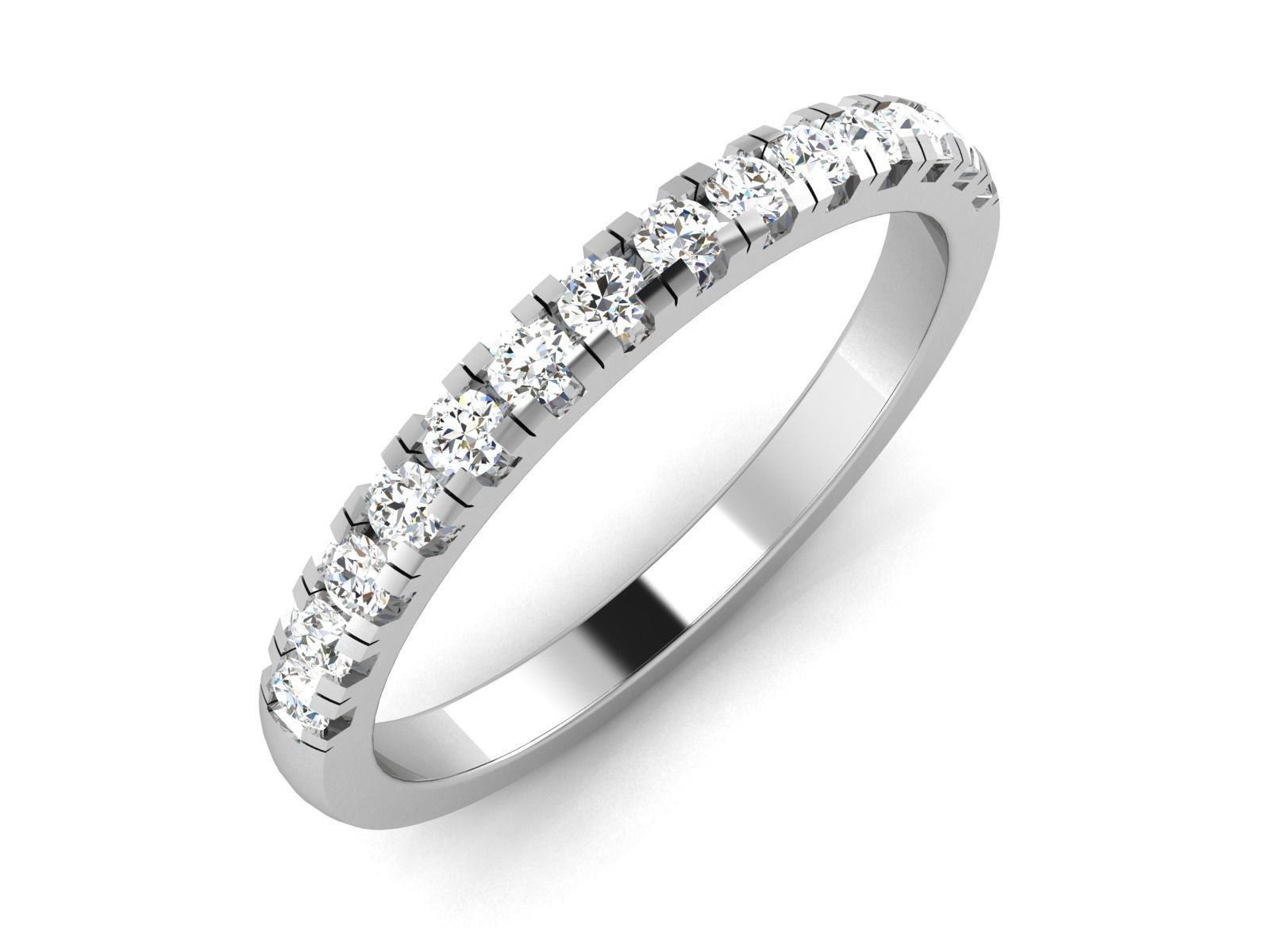 Band ring model 3D print model_1