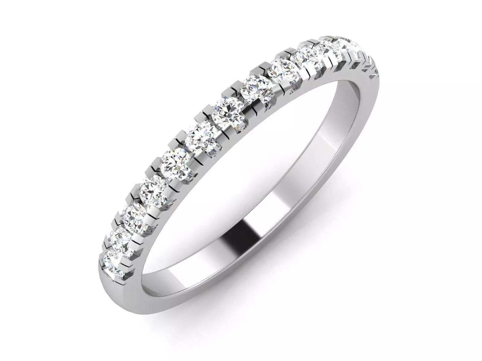 Band ring model 3D print model_0