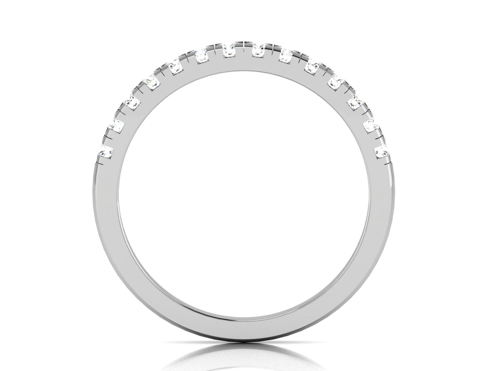 Band ring model 3D print model_3