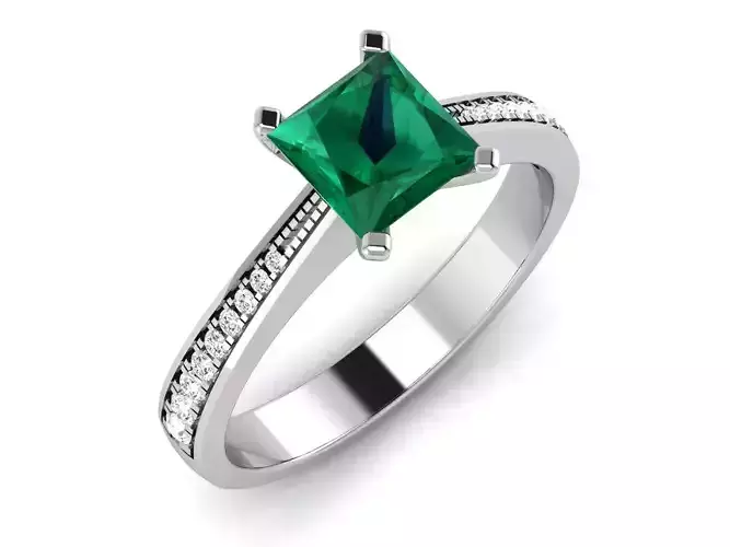Solitaire ring model