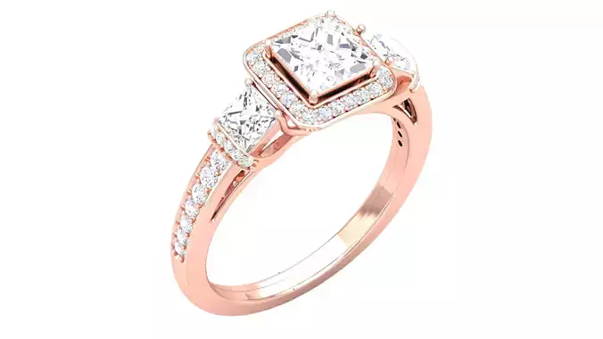 Solitaire ring model