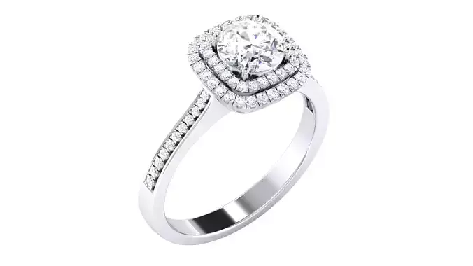 Solitaire ring model