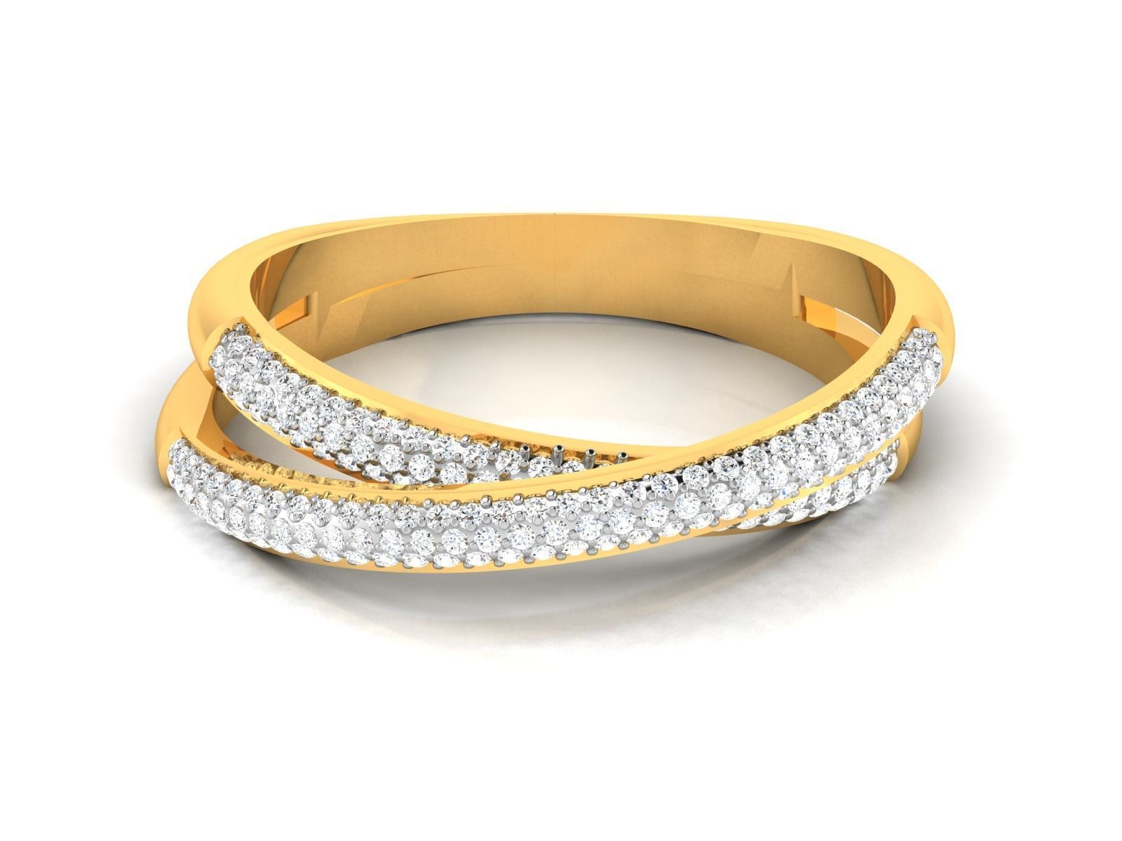 Band ring model 3D print model_8