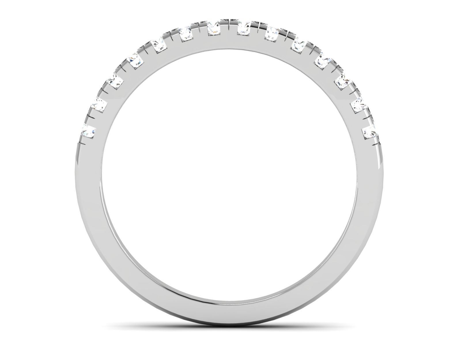 Solitaire ring model 3D print model 3D print model_9