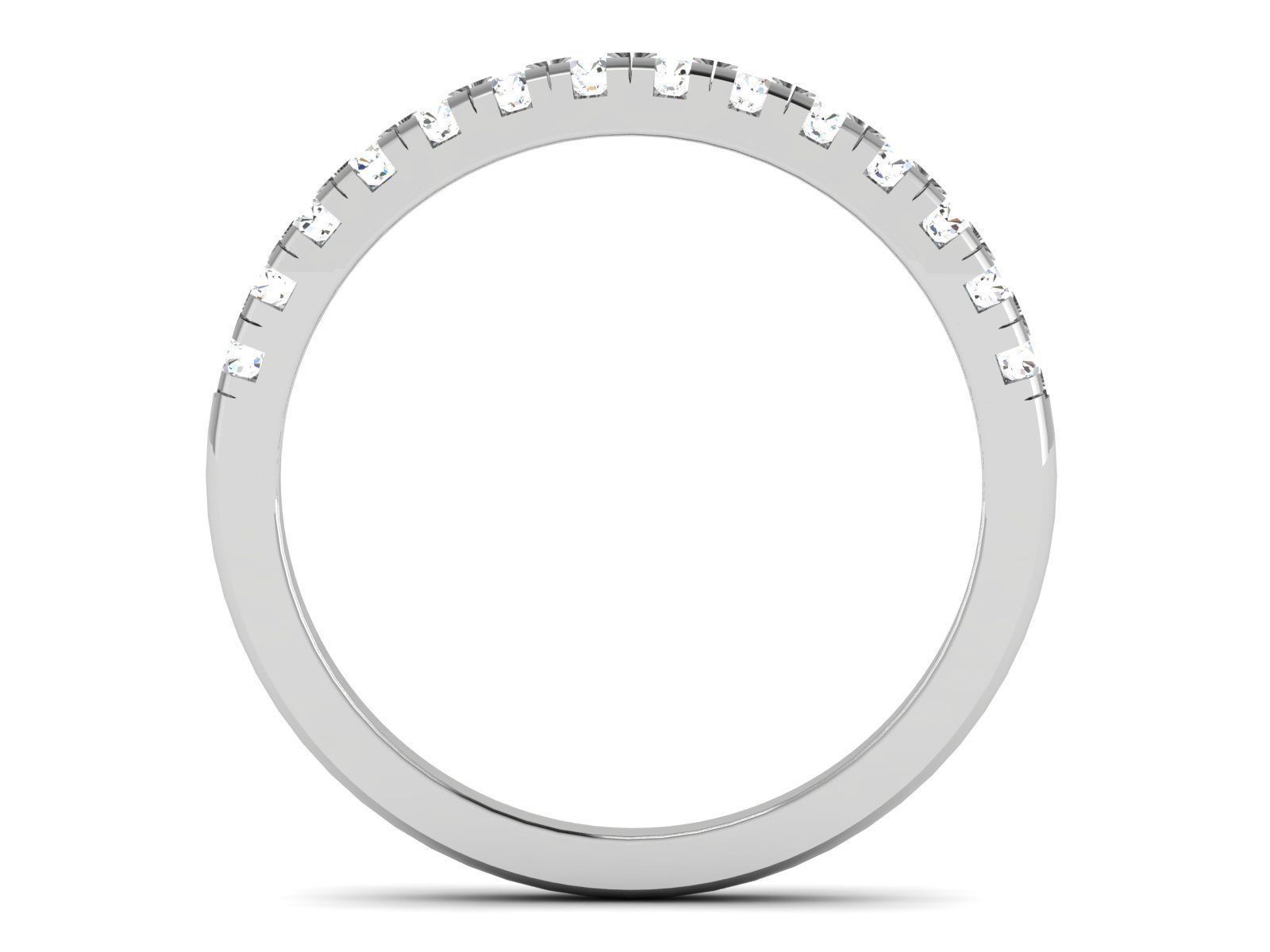 Solitaire ring model 3D print model 3D print model_8