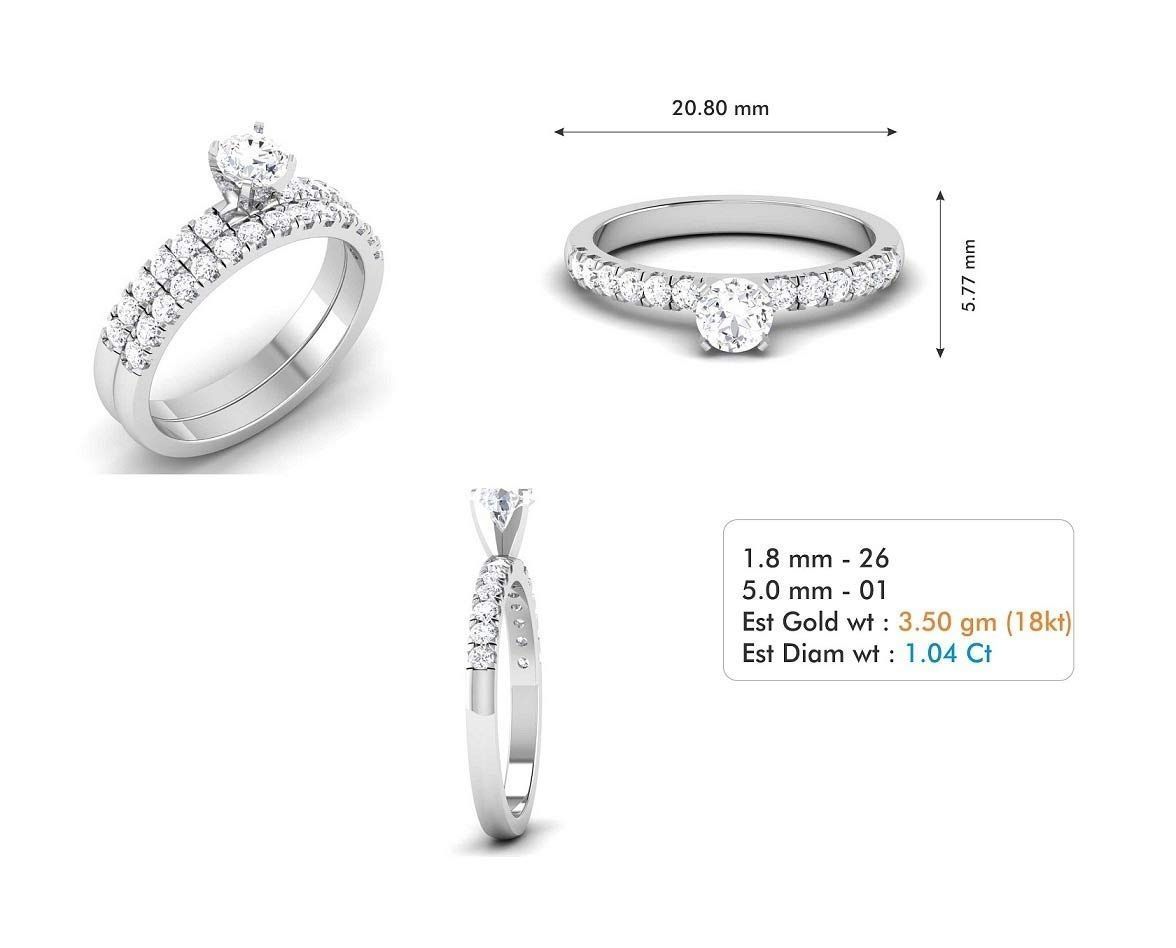 Solitaire ring model 3D print model 3D print model_20