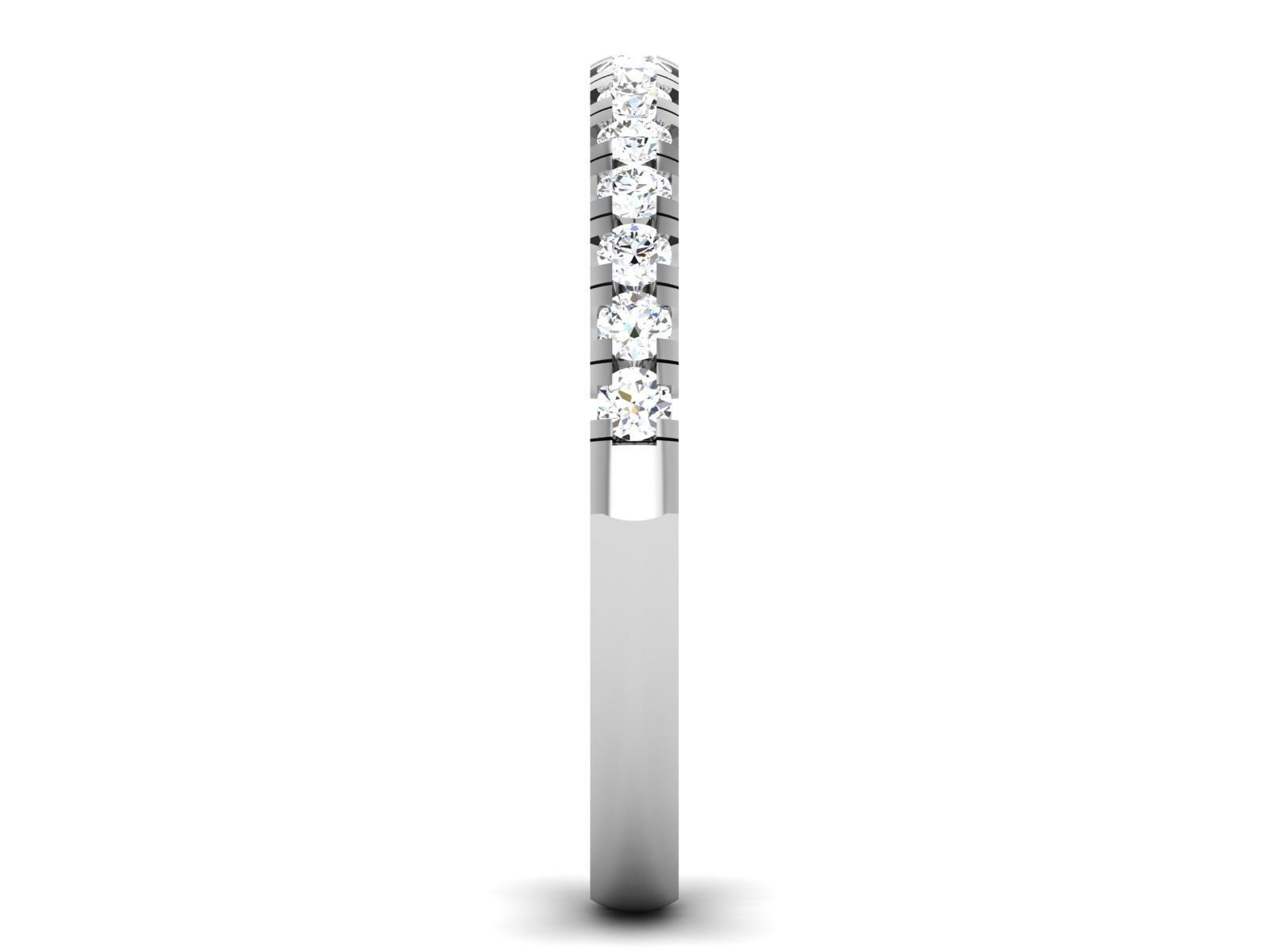 Solitaire ring model 3D print model 3D print model_11