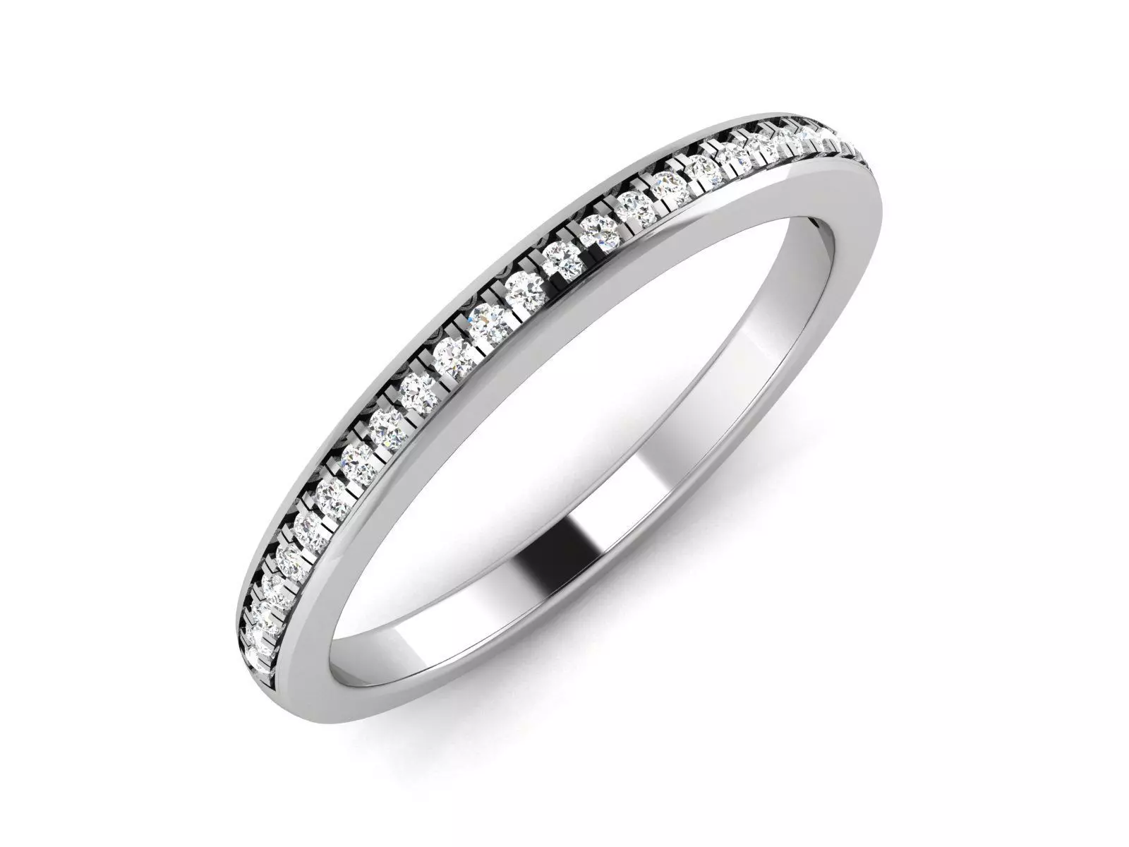 Band ring model 3D print model_0