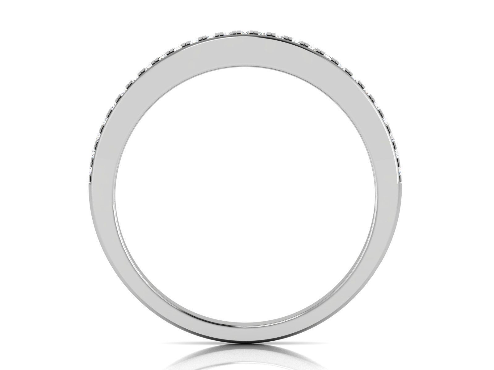 Band ring model 3D print model_2