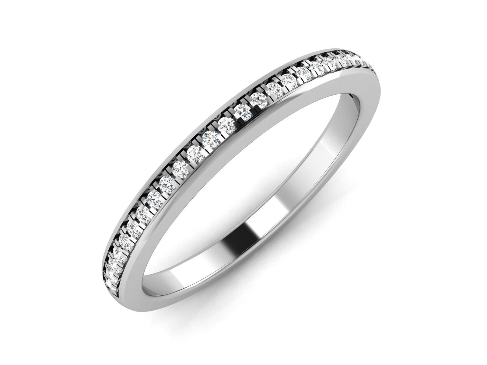 Band ring model 3D print model_1