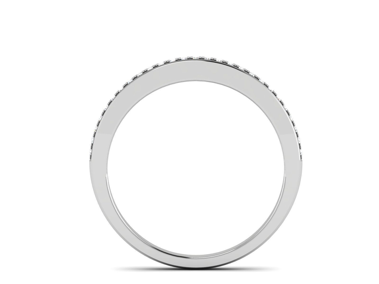 Band ring model 3D print model_2