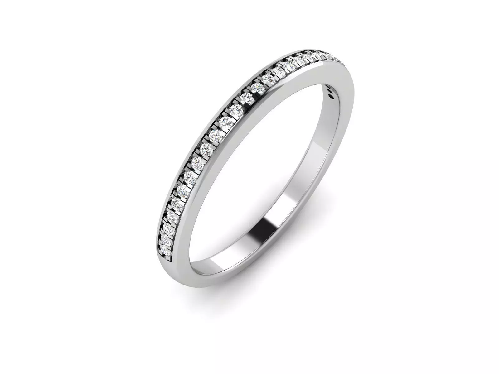 Band ring model 3D print model_0