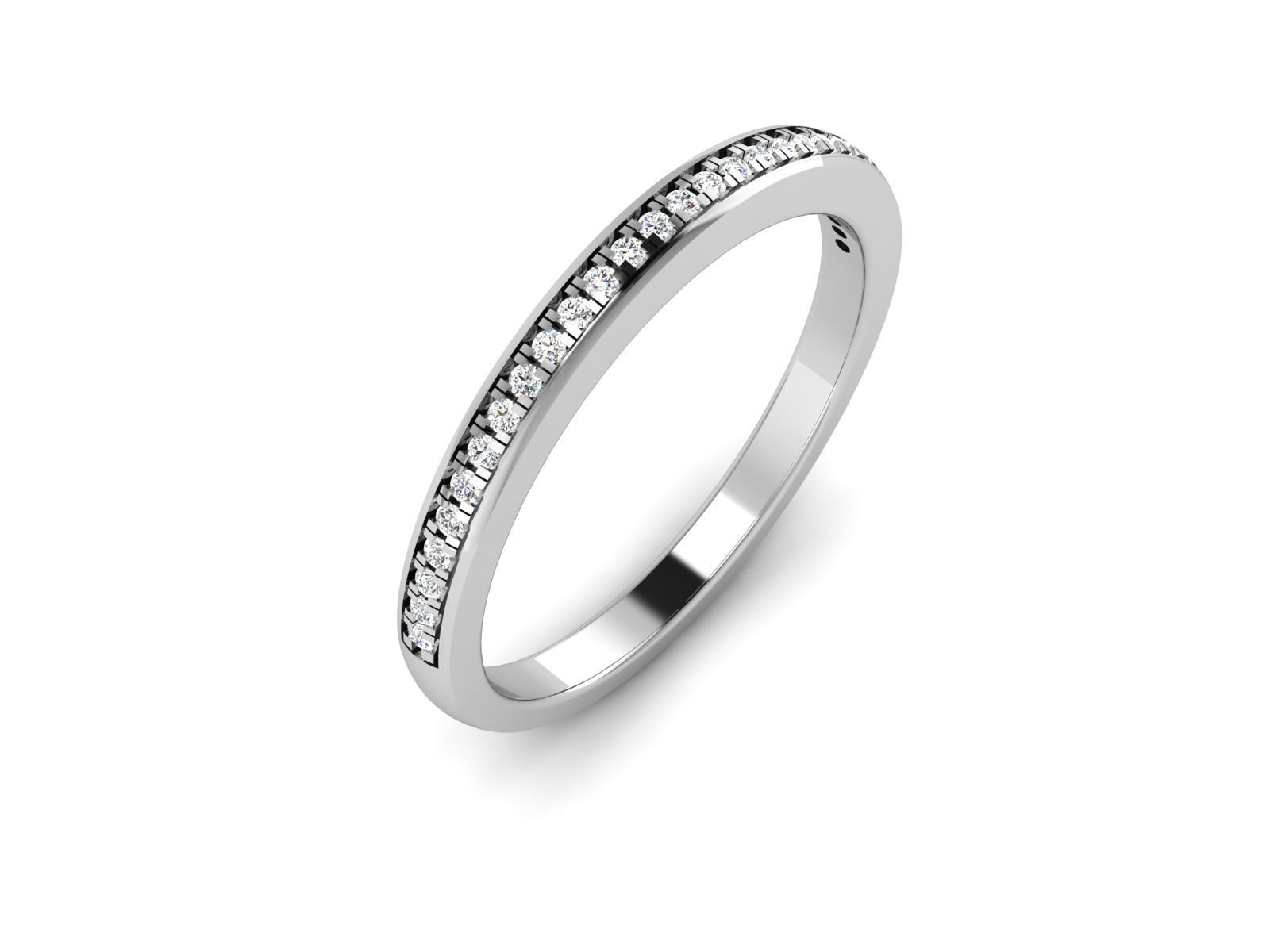 Band ring model 3D print model_1