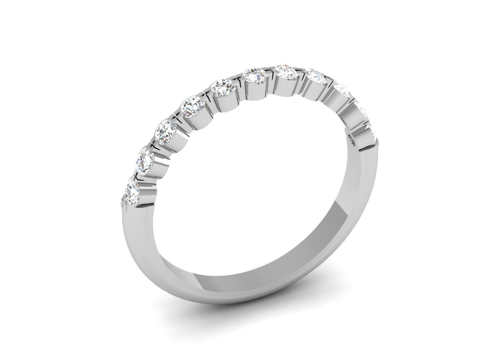 Band ring model 3D print model_4