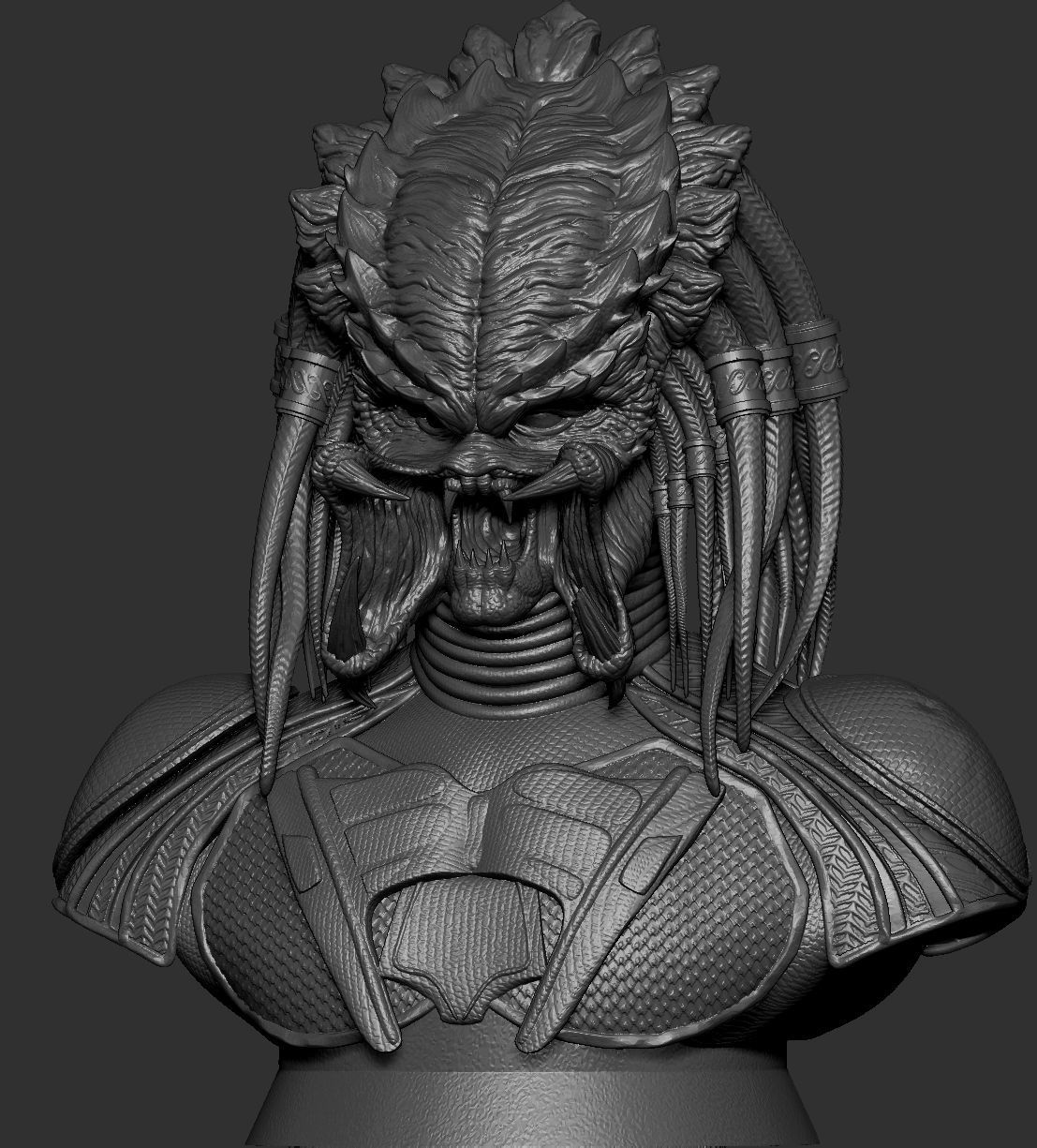 PREDATOR  FUGITIVE Bust 3D print model_5