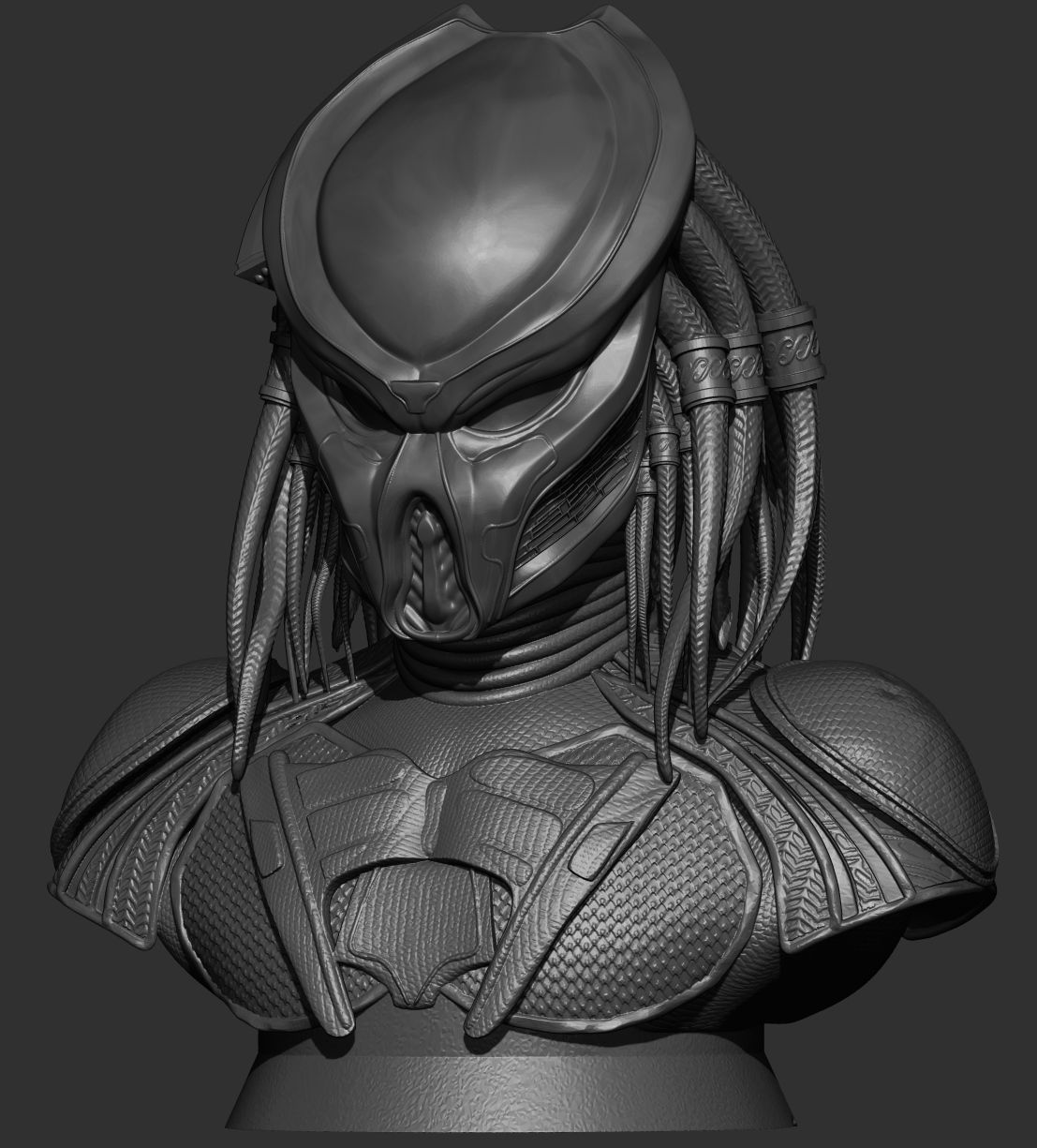 PREDATOR  FUGITIVE Bust 3D print model_6