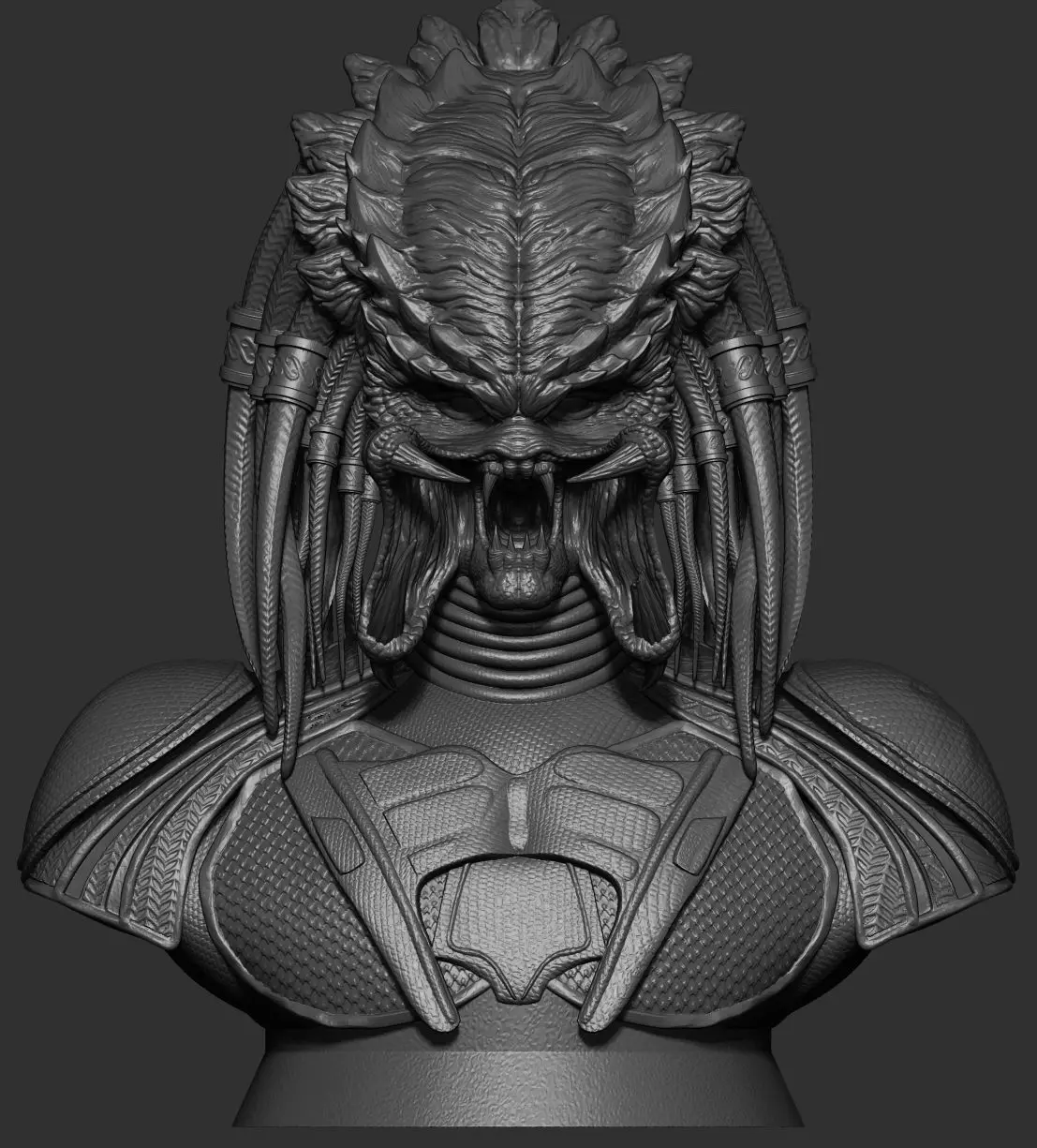 PREDATOR  FUGITIVE Bust 3D print model_0