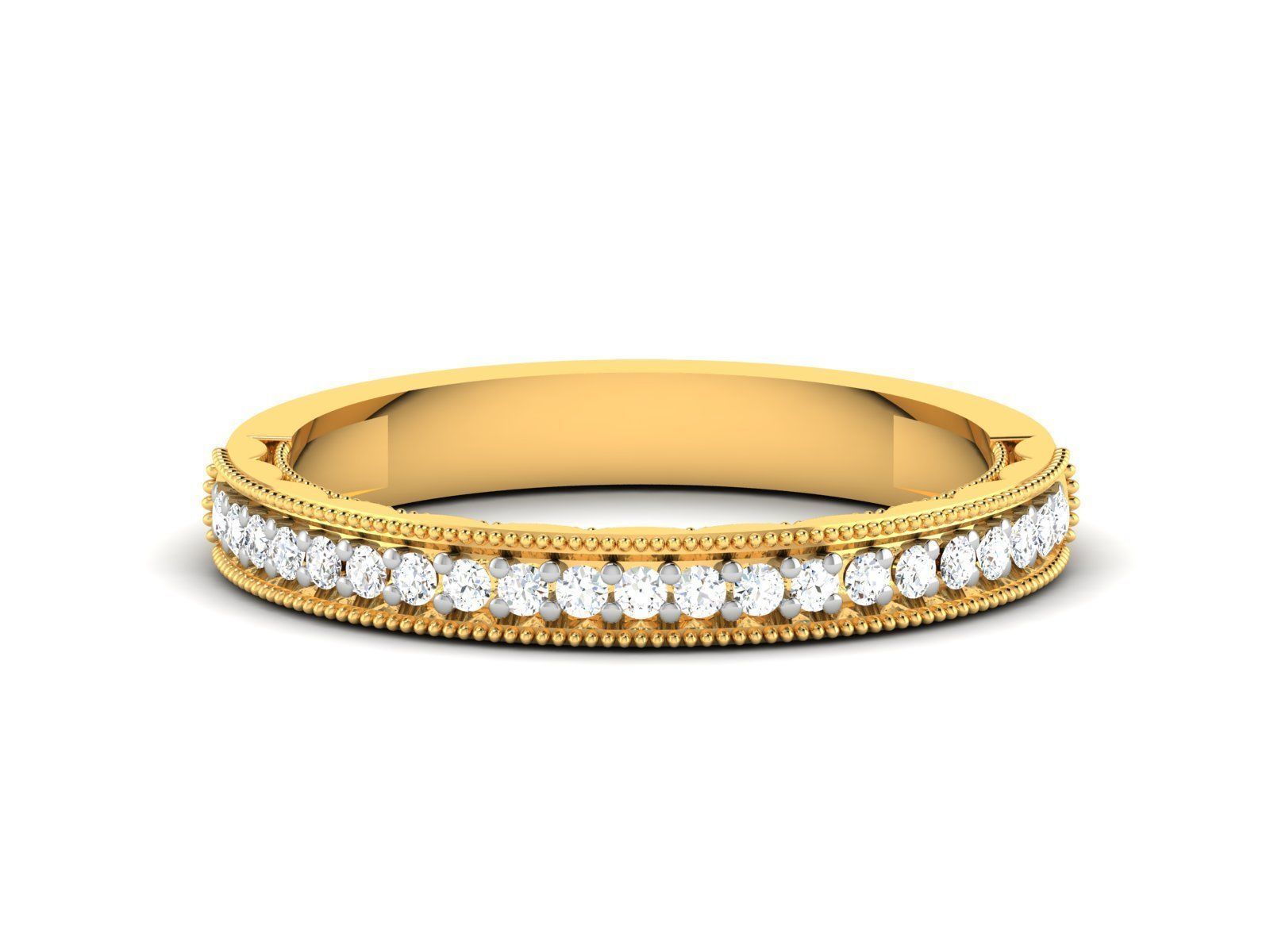 Band ring model 3D print model_9