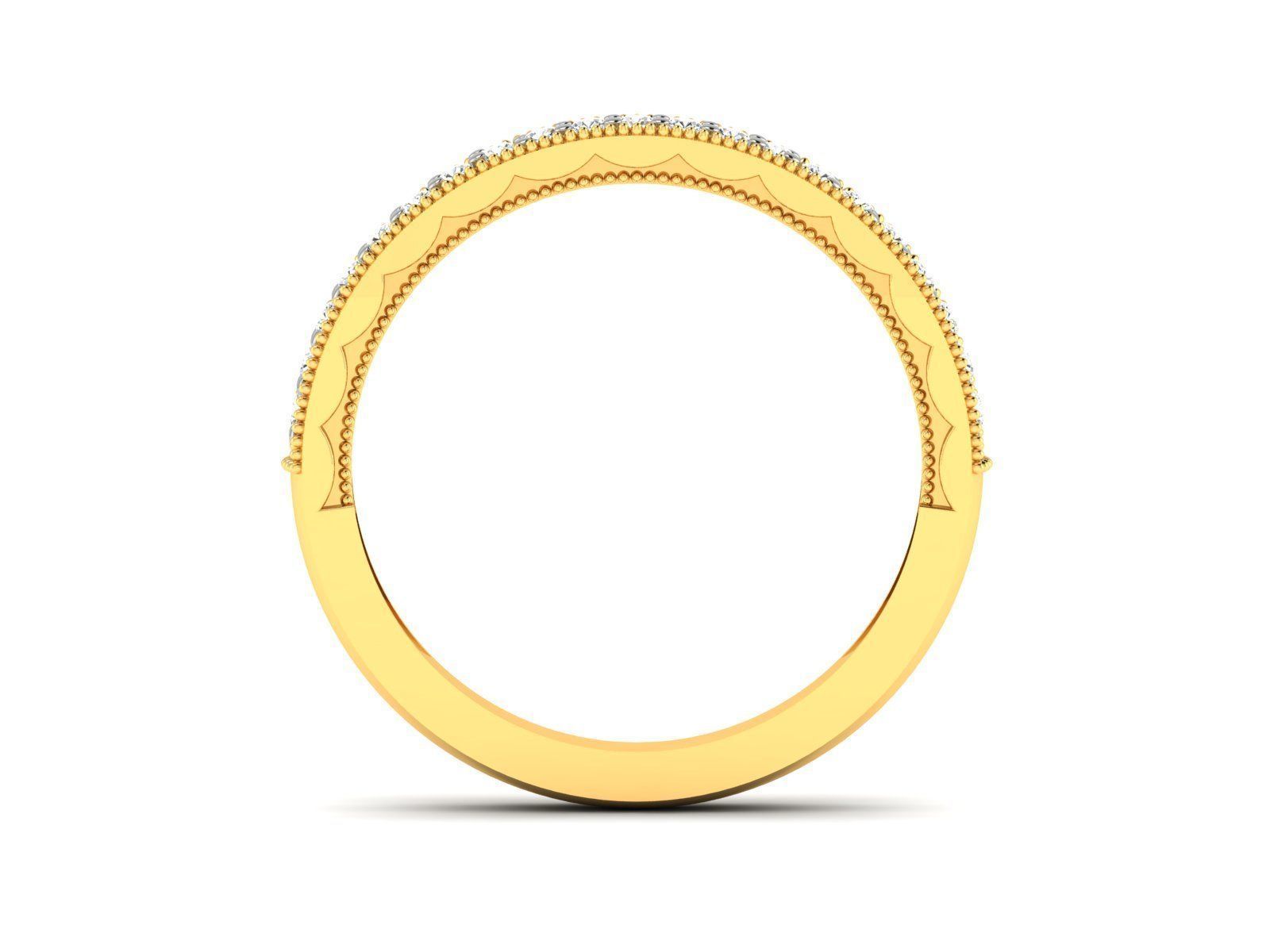 Band ring model 3D print model_6