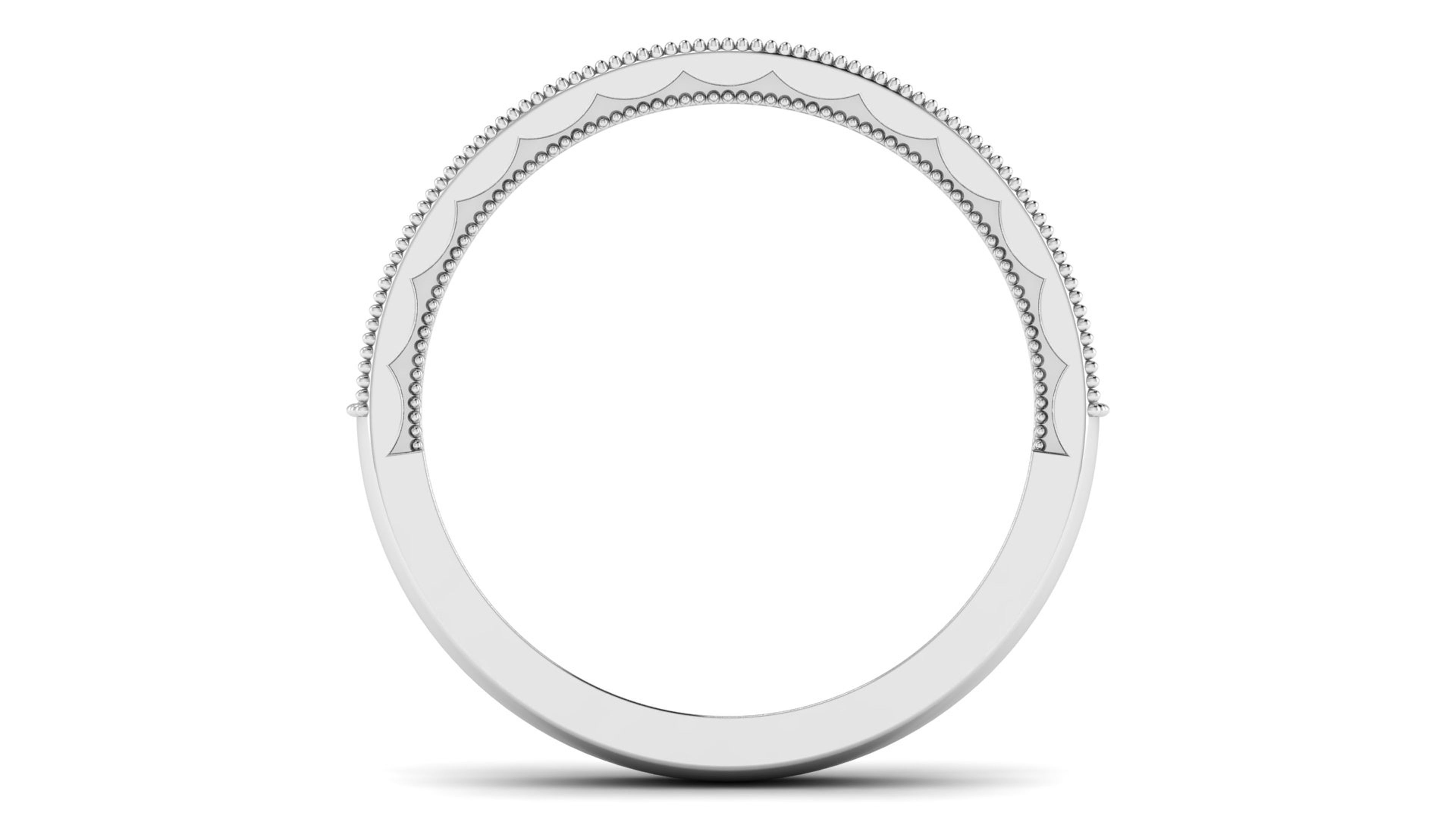 Band ring model 3D print model_1